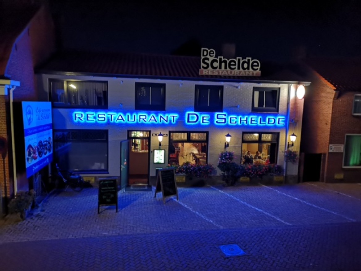 Reclameverlichting Restaurant de Schelde